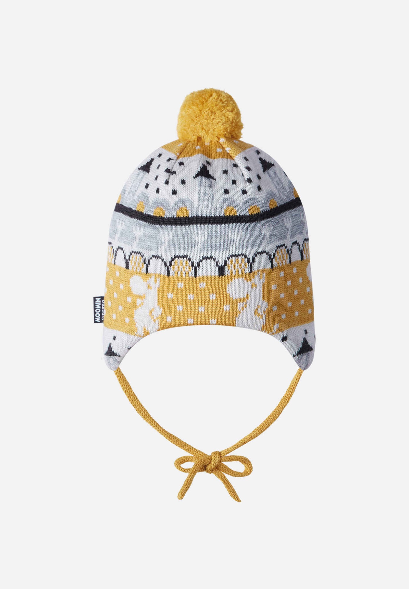 Шапка-бини для новорожденных Reima Moomin Yngst Желтая | фото