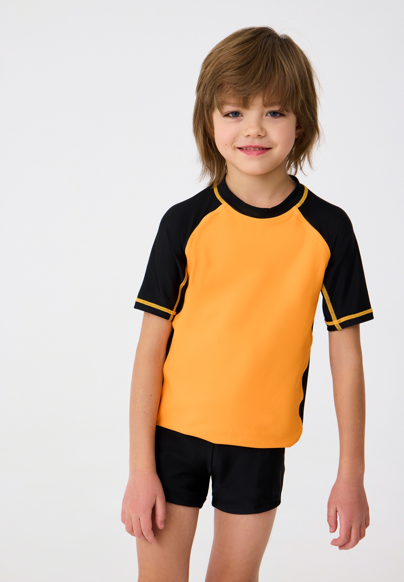 Детская футболка для плавания Lassie Uiva Оранжевая | фото