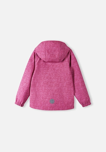 Детская куртка из материала Softshell Lassie Dara Розовая | фото