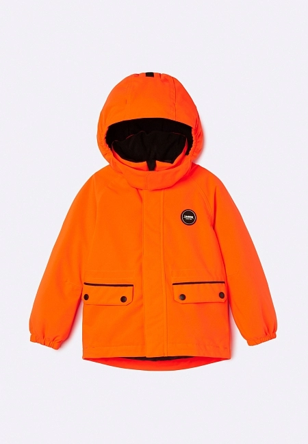 Детская утепленная куртка Lassie River Оранжевая | фото