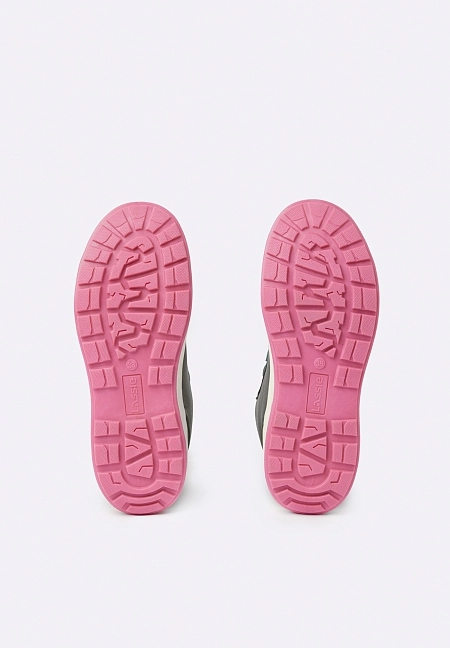 Детские водонепроницаемые демисезонные ботинки Lassie Wetter Серые | фото