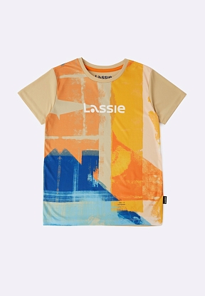 Детская футболка Lassie Lupaava Бежевая | фото