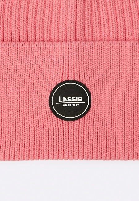 Детская шапка-бини Lassie Juno Розовая | фото