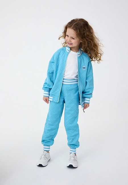 Детские стеганые брюки Lassie Birgi Голубые | фото