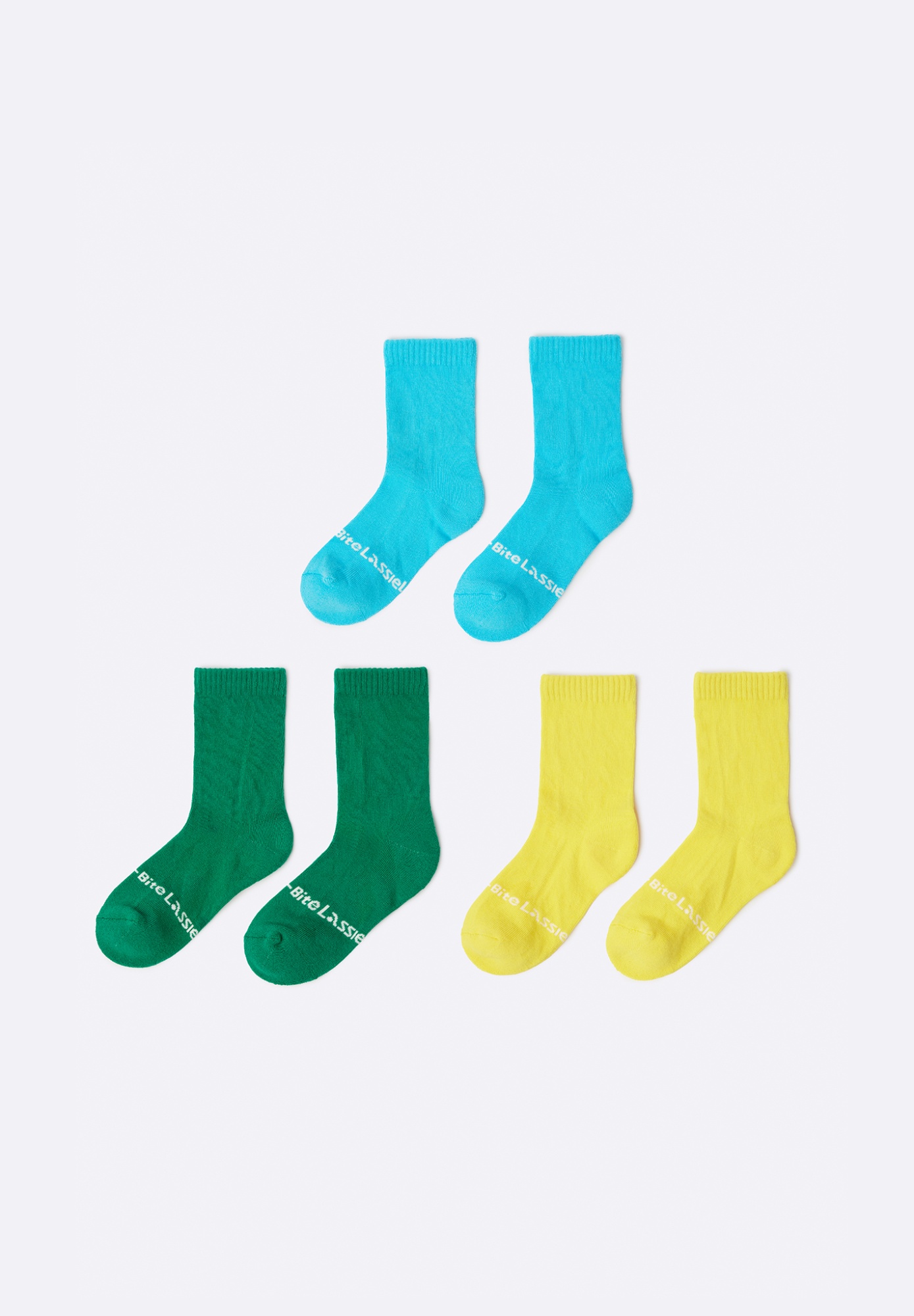 Детские носки Lassie Insect, 3 пары Зеленые | фото