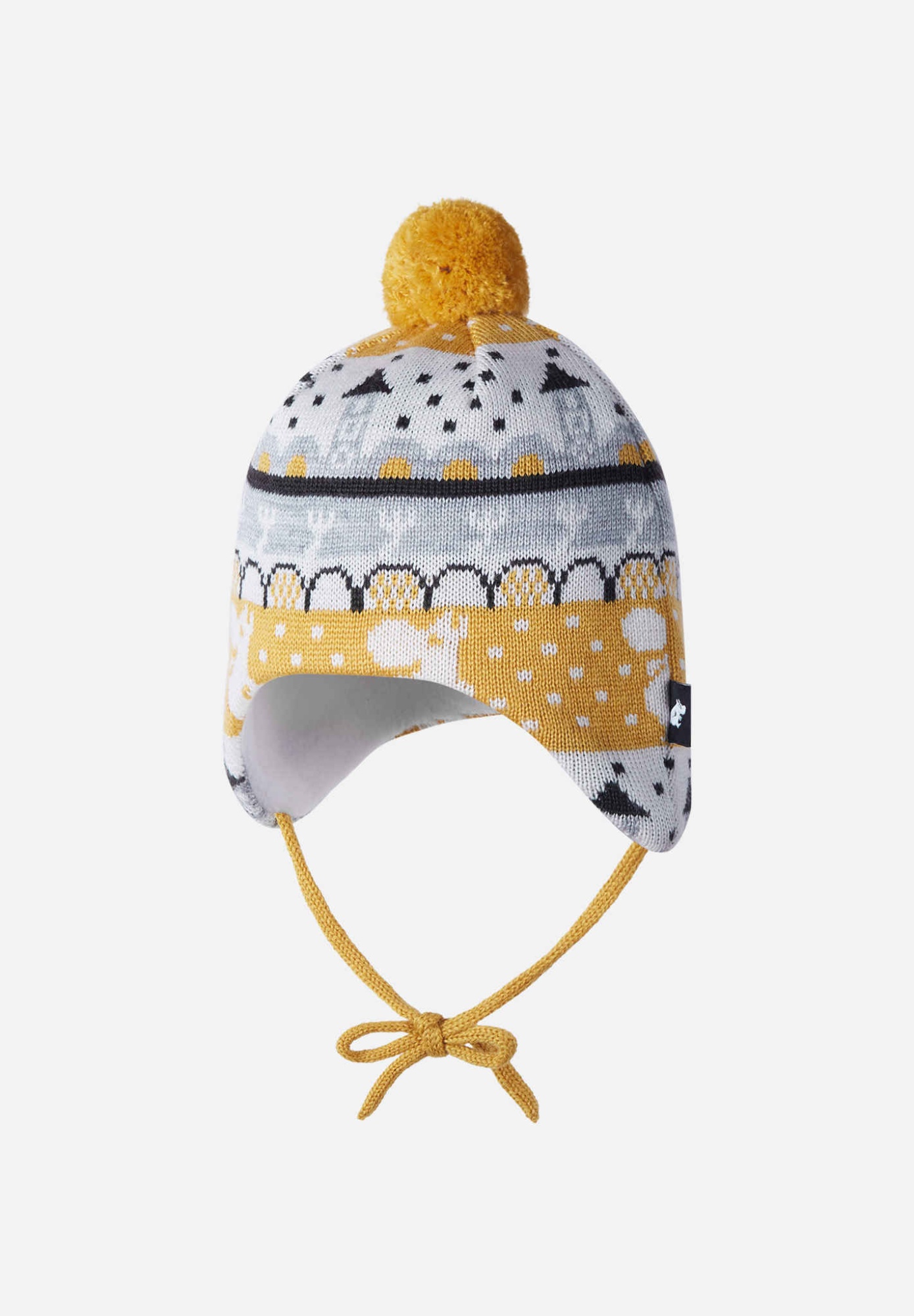 Шапка-бини для новорожденных Reima Moomin Yngst Желтая | фото