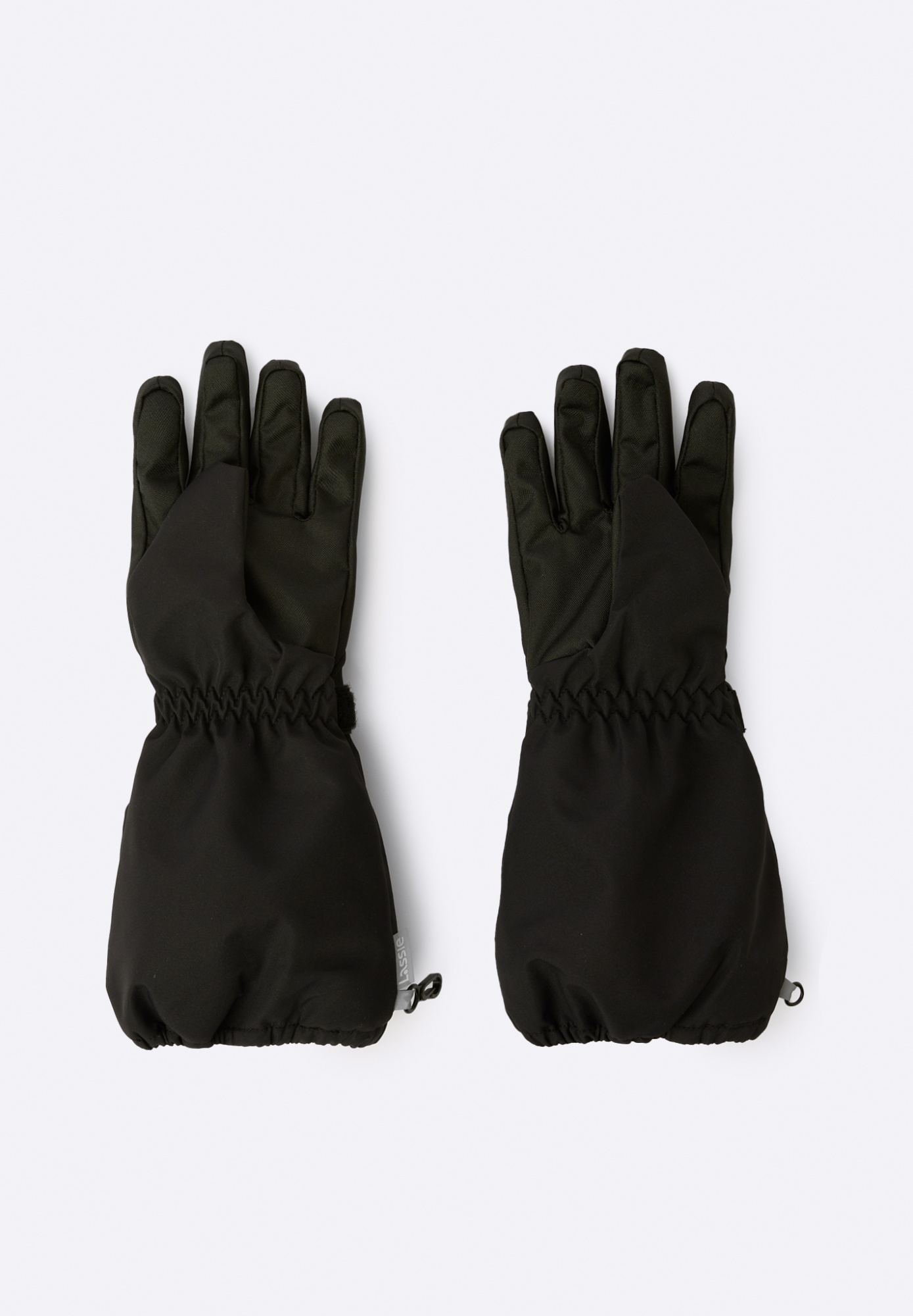 Детские перчатки текстильные Lassie Azu Черные | фото