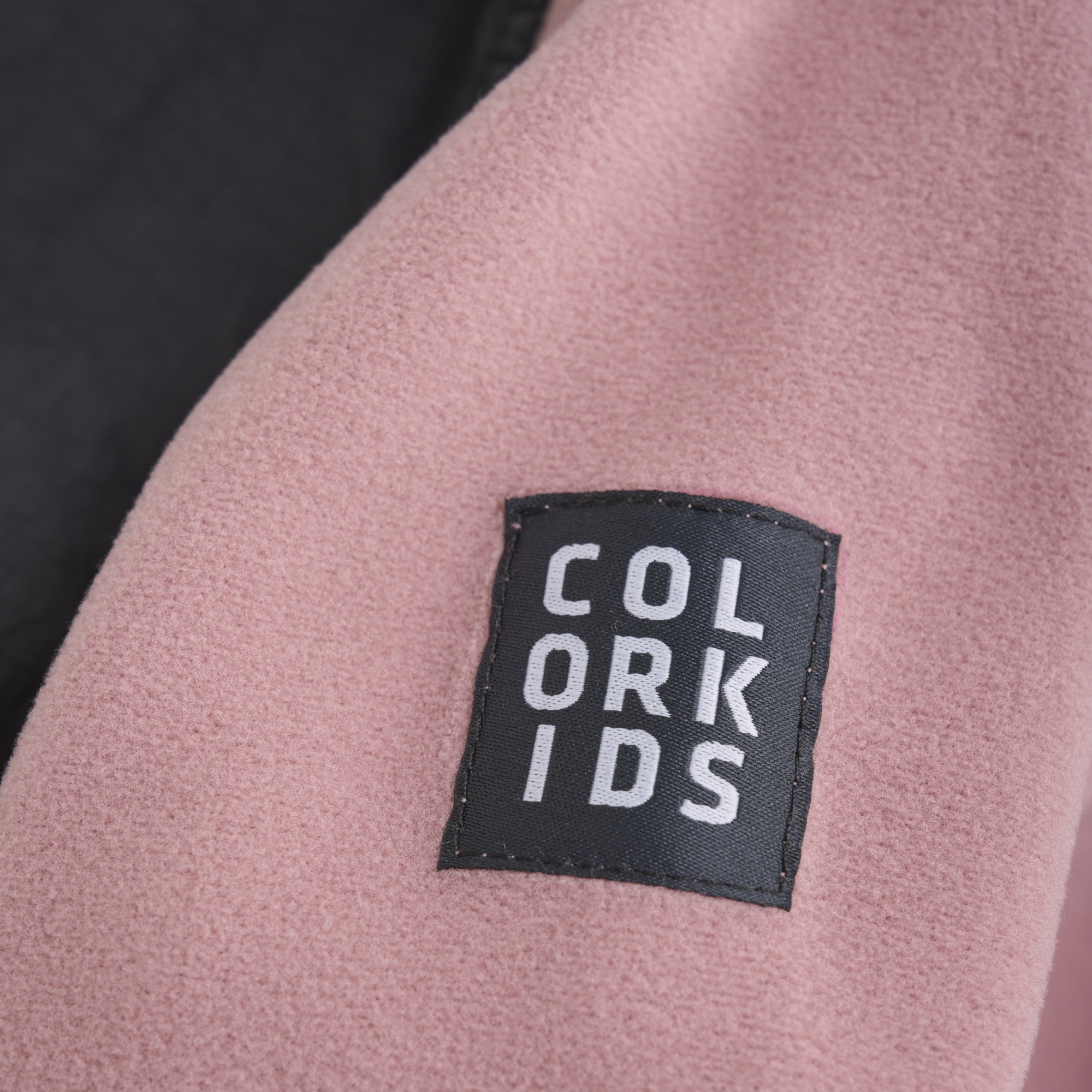 Детская куртка флисовая с капюшоном Color Kids Розовая | фото
