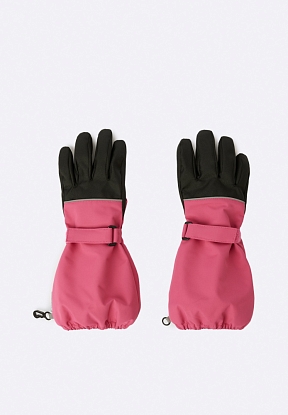 Детские перчатки текстильные Lassie Azu Розовые | фото