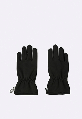 Детские перчатки из материала Softshell Lassie Yodiell Черные | фото