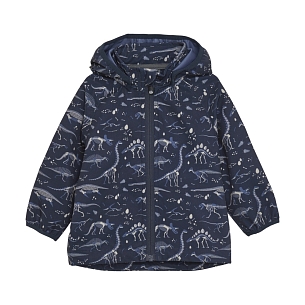 Детская куртка из материала Softshell Color Kids Синяя | фото