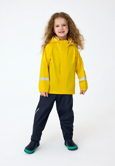 Детский дождевой комплект из материала Suprafill Lassie Tihku Желтый | фото