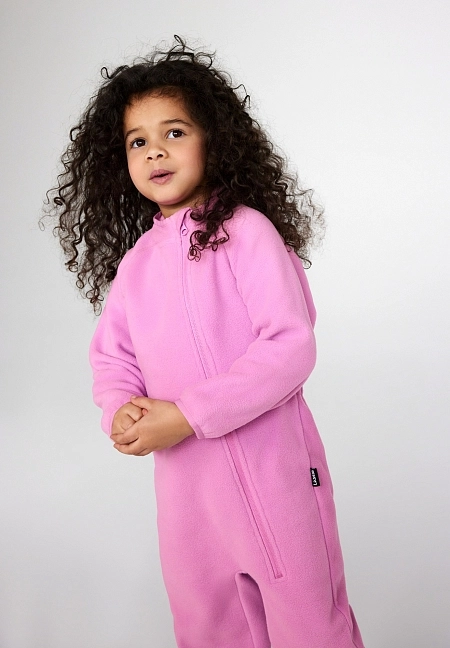 Детский флисовый комбинезон Lassie Yumba Розовый | фото