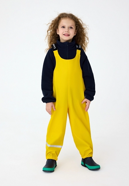 Детский дождевой полукомбинезон из материала Suprafill Lassie Myrsky Желтый | фото