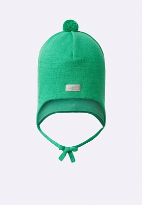 Детская шапка-бини Lassie Noe Зеленая | фото