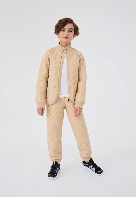 Детский утепленный стеганый костюм Lassie Syksy Бежевый | фото