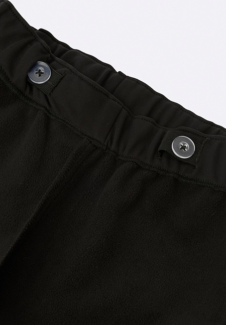 Детские брюки из материала Softshell Lassie Peeta Черные | фото